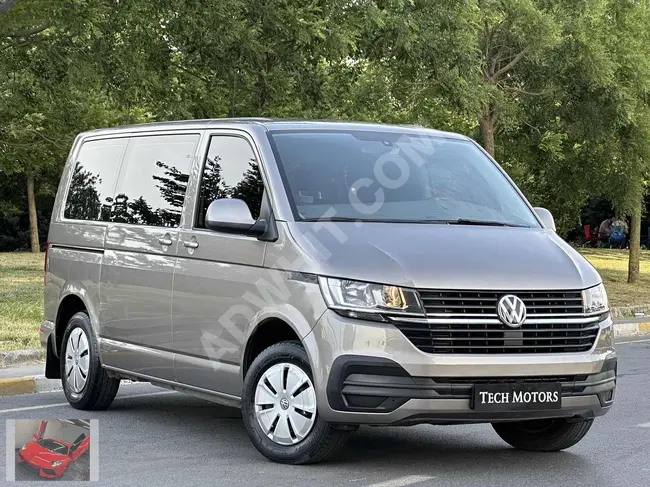 فان للبيع Volkswagen Transporter موديل 2022 بقوة 150 حصان 5+1 بمقاعد زجاجية