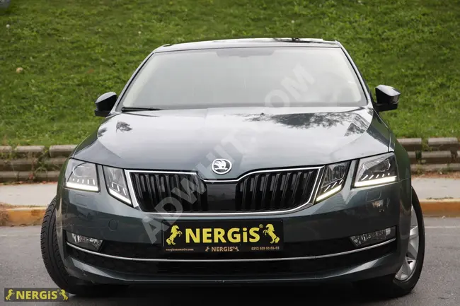 Skoda diesel car, accident-free and without paint, in metallic gray 55,000 km for sale by Nergis Otomotiv**