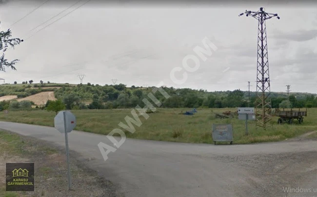 A piece of agricultural land with an area of 2 dunams for sale in Tekirdağ Hayrabolu Danışment with a separate title deed