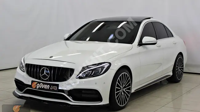 Mercedes car C180 (2014) with a glass roof and without paint, available from GÜVEN OTO