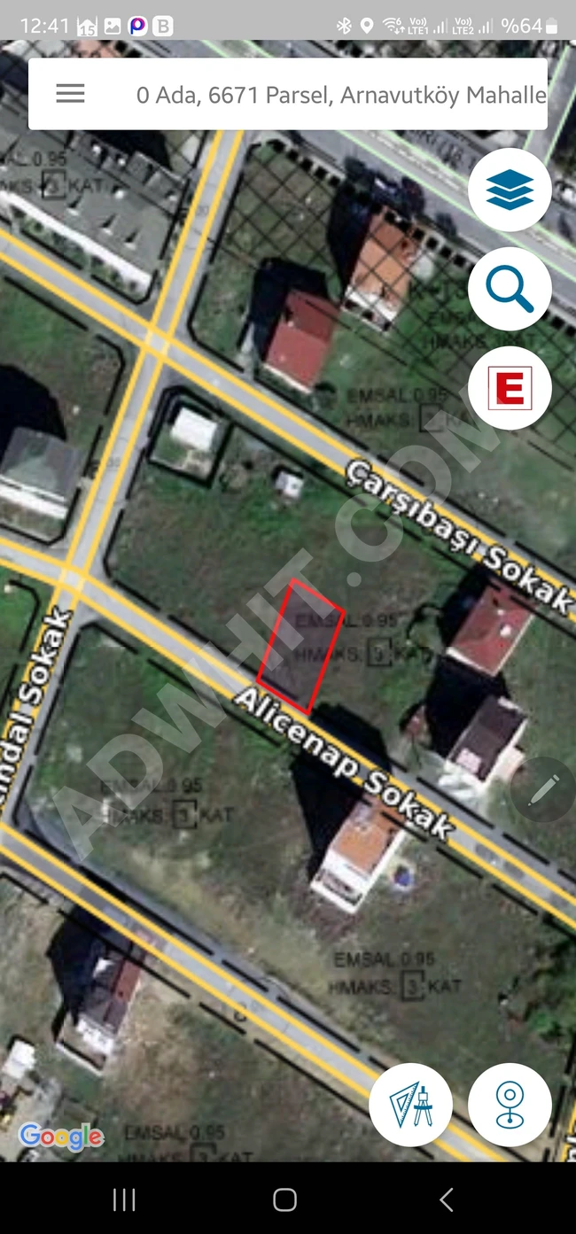 Land for sale in Arnavutköy Nenehatun