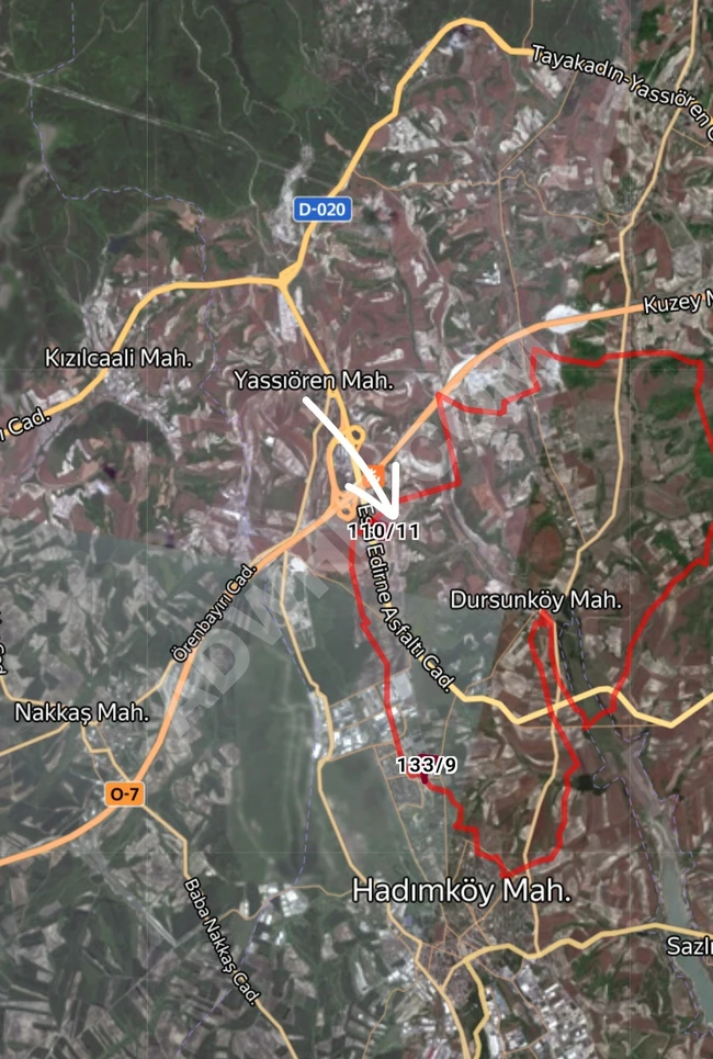 Land for sale in Arnavutköy Dursunköy