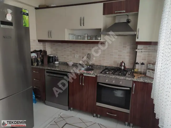 Apartment 3+1 on the middle floor with a master bathroom, suitable for obtaining a loan, in the NİNEHATUN area of TEKDEMİR