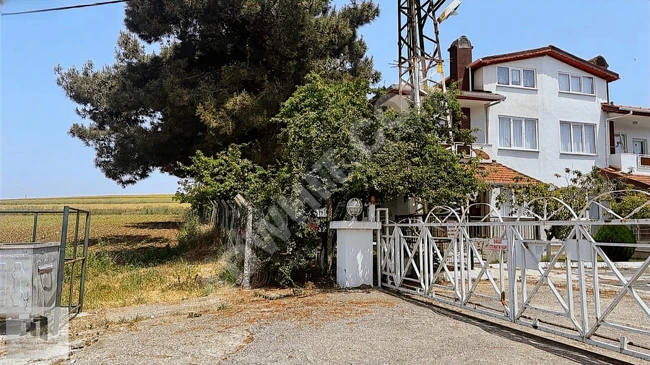 Villa for sale in TEKIRDAG ÇEŞMELİ licensed land for construction - from ELİF EMLAK