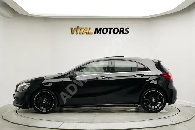 Mercedes A200 AMG 2017 black rims, rear-view camera, START-STOP system for sale by VİTAL MOTORS