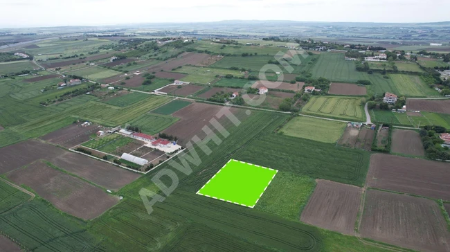 For sale: A plot of land with a single title deed, 2651 m² in the residential area of Silivri Fenerköy