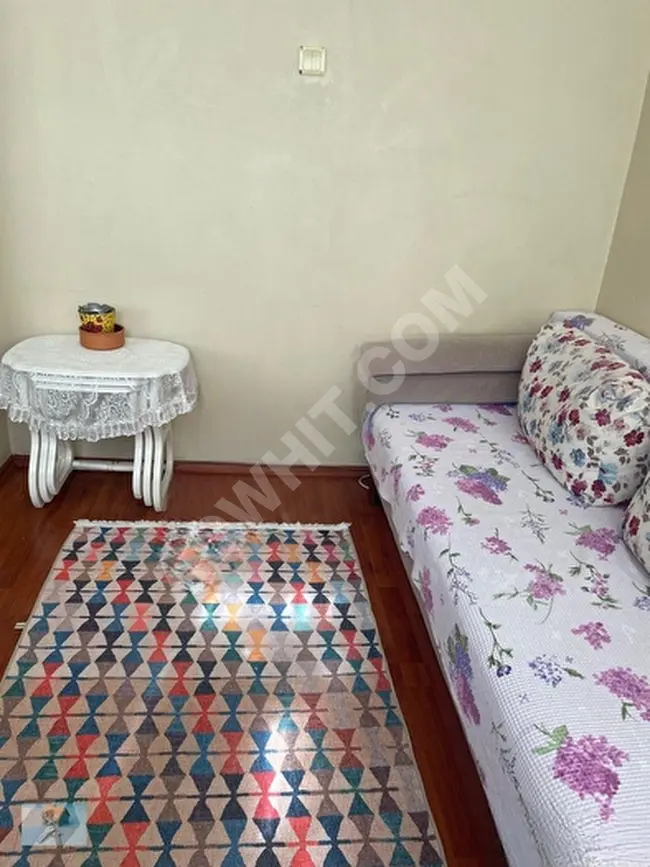 Furnished apartment (2+1) 80m² on the fourth floor, equipped with a heating system (Combi) and suitable for students for rent by TİAMO