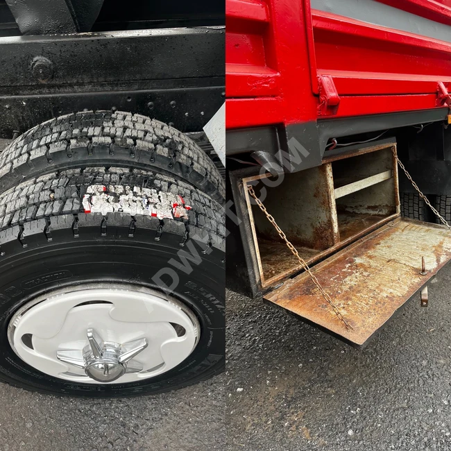 Mitsubishi truck model 1997 with steel tipper 449 and new duplex tires