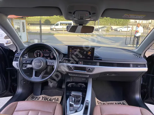 2022 Audi Sedan TDI 40 Advanced with sunroof, brown interior