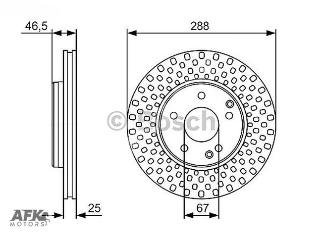 ÖN DİSK W203 00-07 CL203 03-08 C209 02-09 W210 96-02 R170 96-04