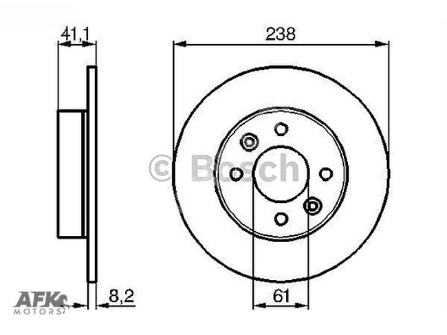 ÖN DİSK TWINGO R5 EXPRES 1,0/1,1/1,2