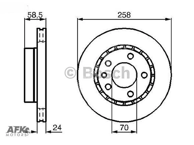 Front disc OMEGA A