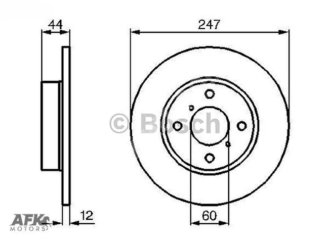 ÖN DİSK OPEL AGİLA