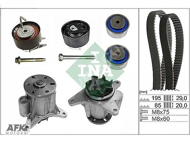 طقم حزام التوقيت -   276DT DISCOVERY 3-4 L319 JAGUAR AJD XJ XF I S-TYPE I