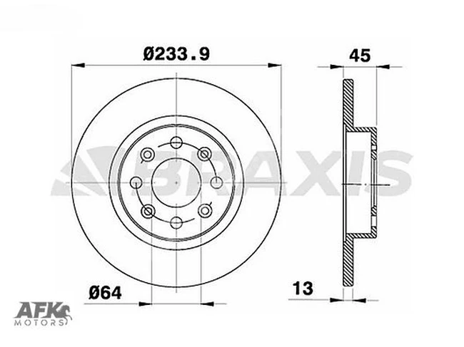 ÖN DİSK MİSTHUBİSHİ COLT LANCER V1,3