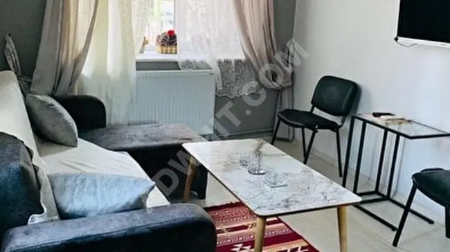 From TİAMO: Fully furnished 1+1 apartment, with heating system, 60 square meters, on the first floor