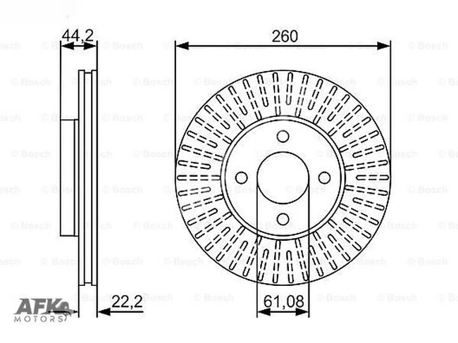 Front Disc Brakes Nissan MICRA K13 CHASSIS 2011-2015 Nissan NOTE 2013