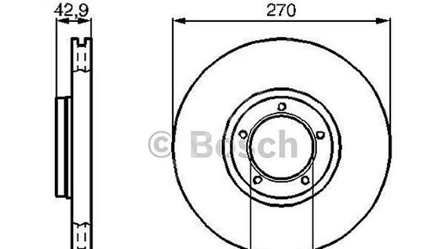 ÖN DİSK HAVALI TRANSİT TOURNEO TRANSIT 2,0/2,4/2,5D/2,5TD/ 94-00