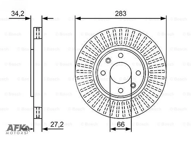 ÖN DİSK HAVALI C2 C3 C4 C5 XSARAII XSARA PICASSO PARTNER II P206