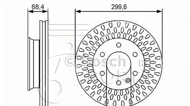 Front disc. Mercedes Sprinter 906 06 907-910 18 Volkswagen Crafter 30-35