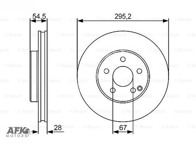 ÖN DİSK E-CLASS W211 2002-2008 S211 2003-2009