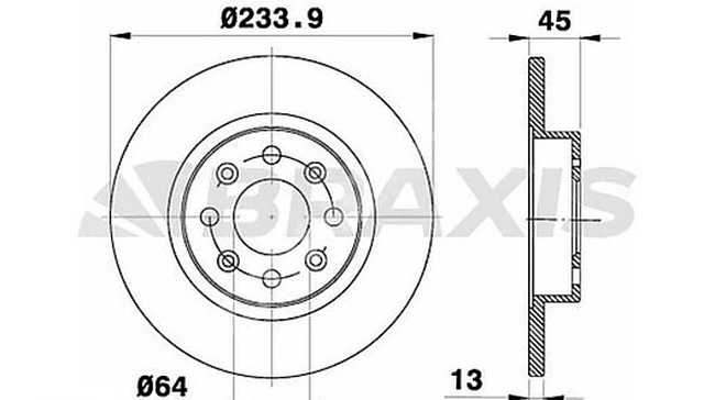 ÖN DİSK MİSTHUBİSHİ COLT LANCER V1,3