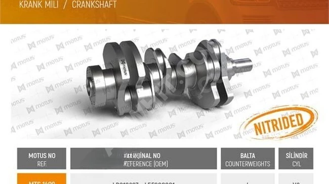 Engine crankshaft Range Rover SPORT DISCOVERY 3 TDV6 2.7