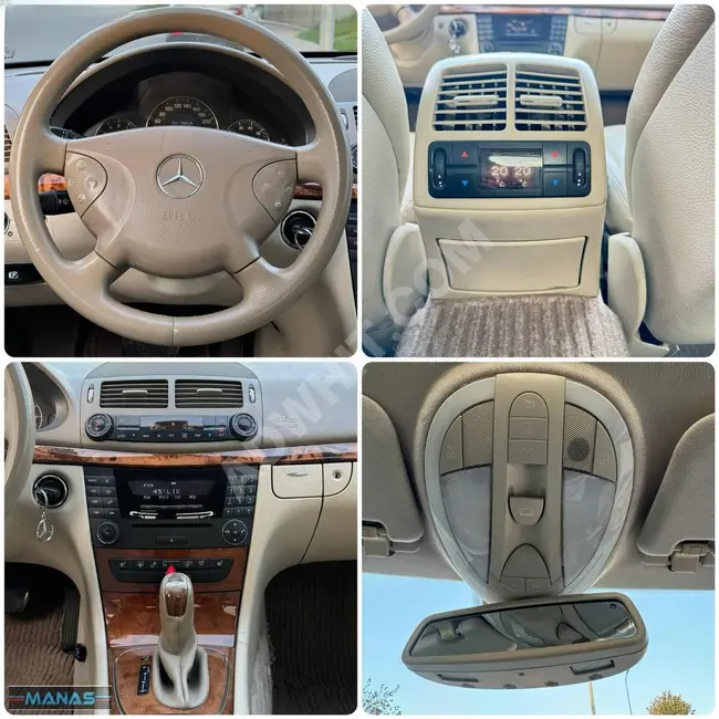 مارسيدس 288000 كم 2006 موديل  E200 KOMPRESSOR ELEGANCE