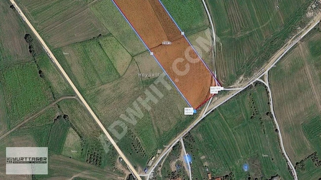 For sale very urgently: Land 24,800 m² near the planning area in UZUNKÖPRÜ HAMİTLİ