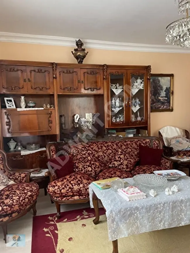 Furnished apartment for rent 2+1 with garden usage, 90 square meters with central heating