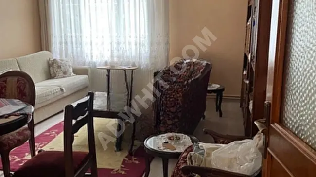 Furnished apartment for rent 2+1 with garden usage, 90 square meters with central heating