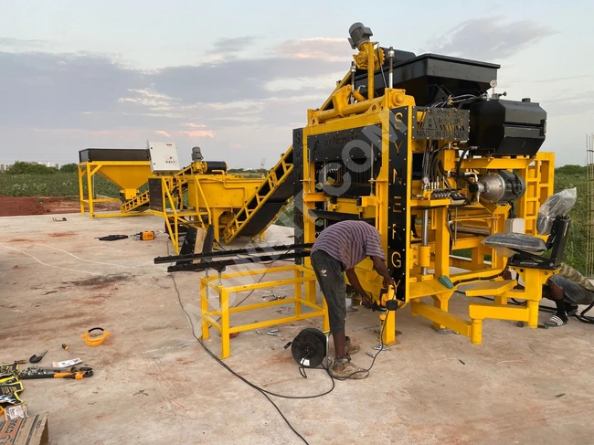 Block machine for sale, semi-automatic