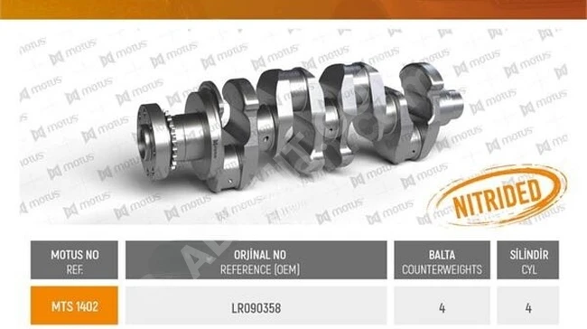 Engine crankshaft Range Rover 2.0 240PS 204DT