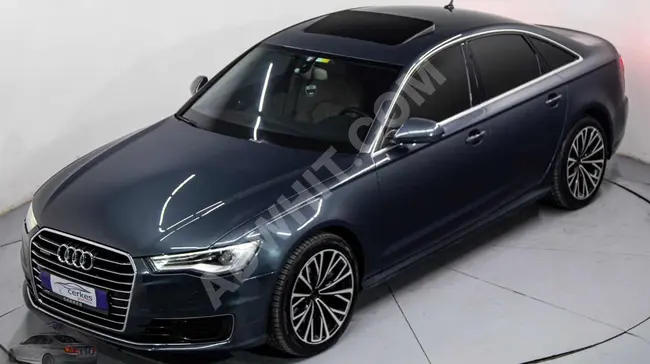 Audi A6 3.0 TDI QUATTRO  سقف بانورامي كراسي جلد  يمكن التقسيط عبر بطاقة الائتمان على 12 قسطًا.