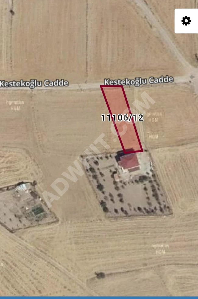 Agricultural land for investment in Kocasinan Boyacı