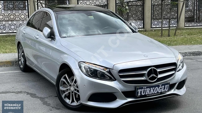 2016 C200 D BLUETEC FASCINATION 7G TRONIC + سقف زجاجي + كاميرا 360 درجة.