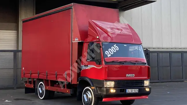 شاحنة IVECO 65.9 موديل 2005 منزلقة الستار