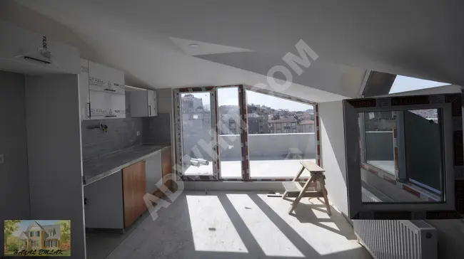 New 6+2 duplex apartment for sale with two entrances in BAHÇELİEVLER SOĞANLI neighborhood