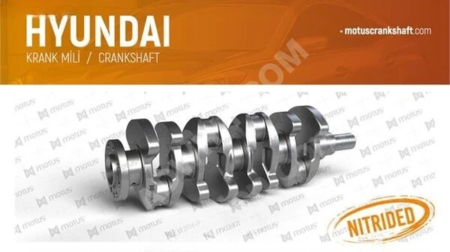 Crankshaft (MOTUS KRANK)    Hyundai  ACCENT ERA/GETZ/I30/ACCENT BLUE //  Kia    - CEED/CE