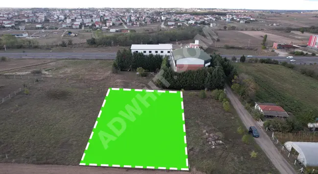 A plot of land for construction with an area of 1,132 m² in Tekirdağ Ergene Velimeşe Neighborhood