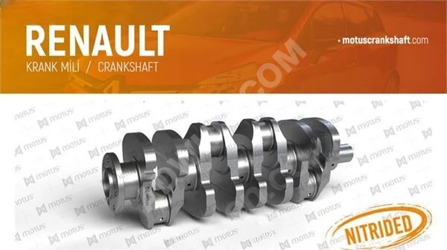 The crankshaft (MOTUS KRANK)   Renault (MASTER II MOVANO TRAFIC VIVARO)   2.5 DCI G9U