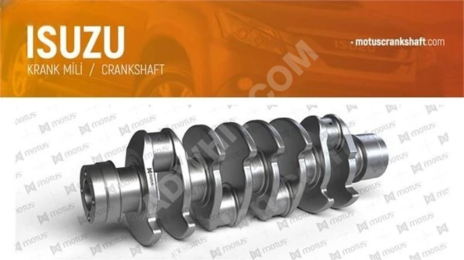 Crankshaft (MOTUS KRANK)   Isuzu NQR 4HE1-4HK1 (NOVO - TURKUAZ - CITIMARK - CITIBUS)