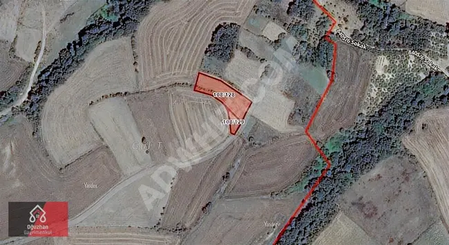 Agricultural land for sale with an area of 1388m2 in TEKİRDAĞ MALKARA SARIYAR VILLAGE