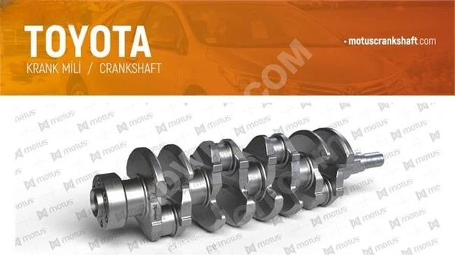 Crankshaft (MOTUS KRANK)   Toyota Corolla 1.6   4AFE (CARBURETOR)   4AGE (INJECTION)