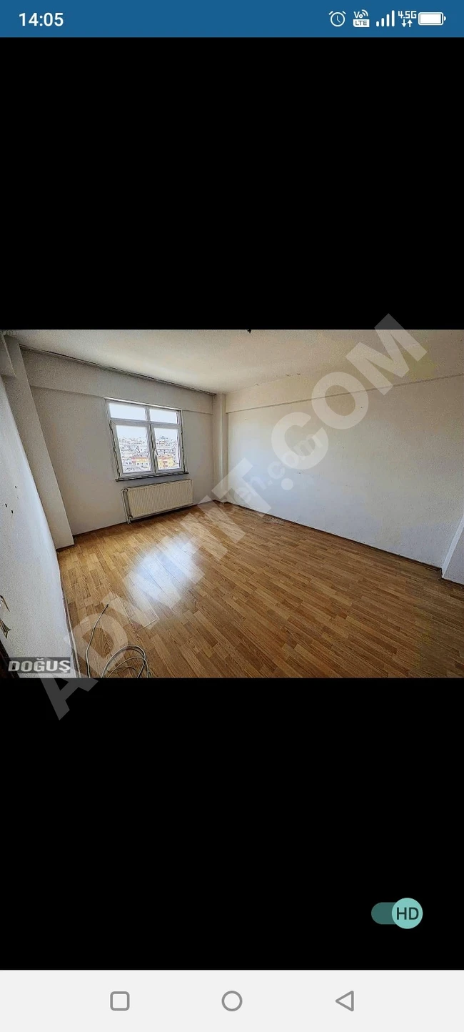 Empty apartment 2+1 for rent behind TRUMP Mall on YONCALI SOKAK