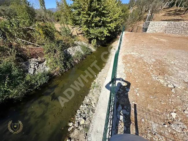 For sale: Olive land measuring 1100m² surrounded by a wall in KALABAK