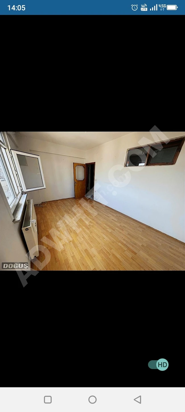 Empty apartment 2+1 for rent behind TRUMP Mall on YONCALI SOKAK