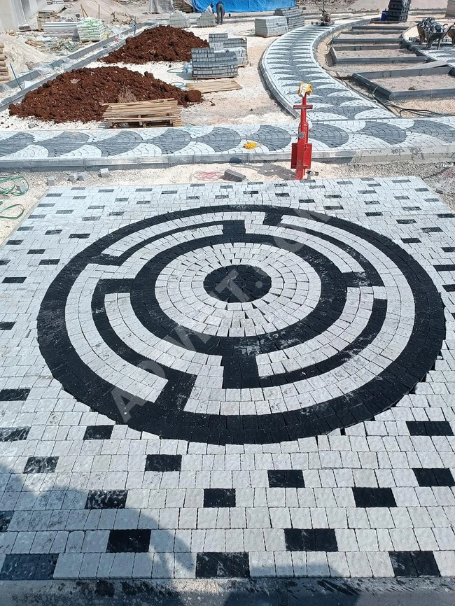 Granite cubic stone. Basalt stone - from Erni Begonit Küptaş in Antalya