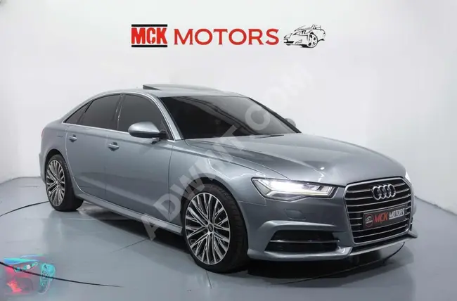 Audi  A6 SEDAN 2.0TDİ QUATTRO - من الوكالة , فتحة سقف , ميزة تثبيت السرعة , مقاعد بذاكرة - من MÇK MOTORS