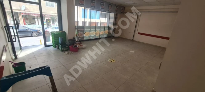 Shop for rent in a new and active building with an area of 70 square meters in the center of Avcılar area